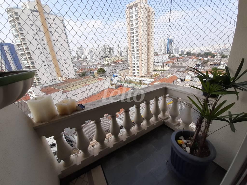 SACADA de Apartamento à venda, Padrão com 55 m², 2 quartos e 1 vaga em Mooca - São Paulo