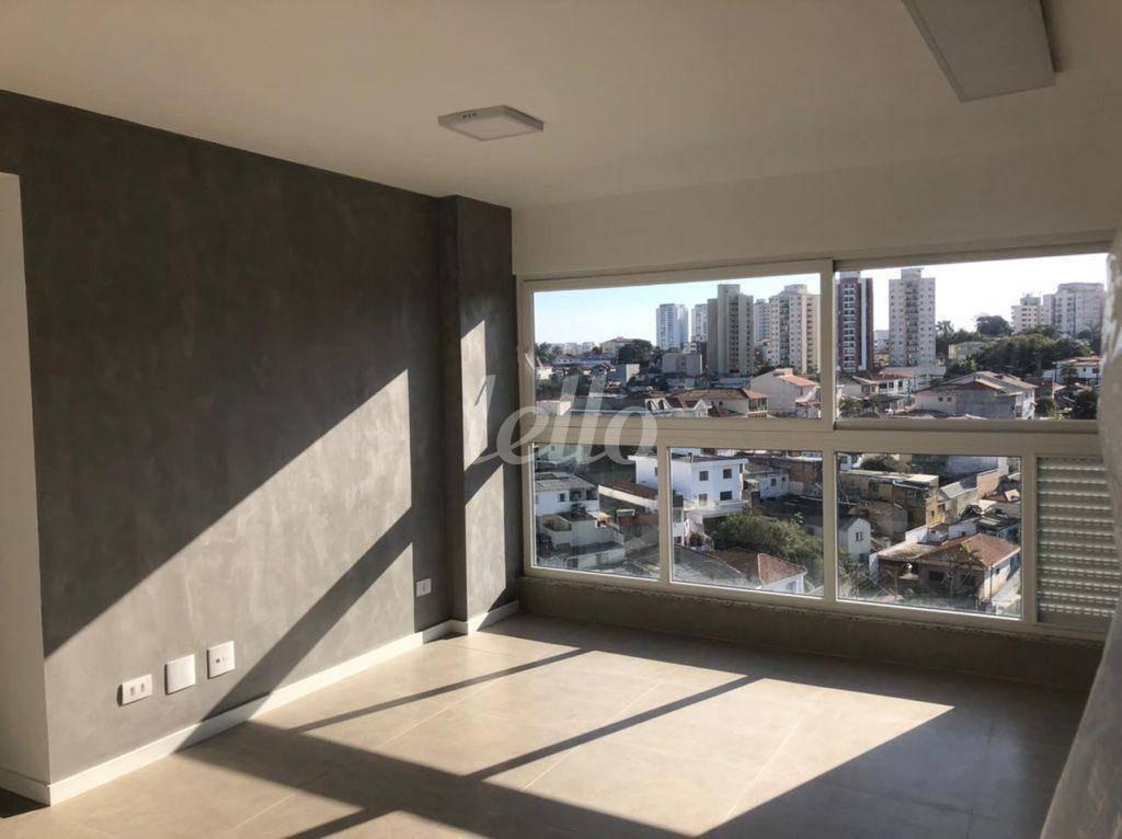 SALA ESTAR de Apartamento à venda, Padrão com 40 m², 2 quartos e 1 vaga em Chácara do Encosto - São Paulo