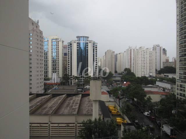 VISTA de Apartamento à venda, Padrão com 43 m², 1 quarto e 1 vaga em Indianópolis - São Paulo