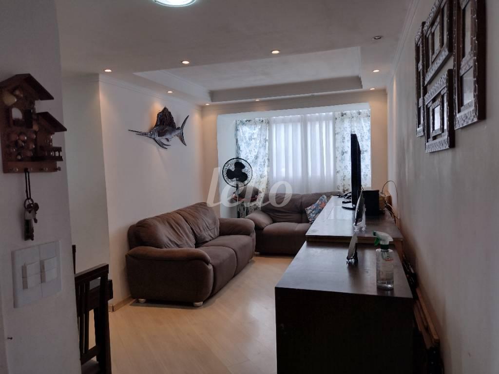 SALA DOIS AMBIENTES de Apartamento à venda, Padrão com 75 m², 2 quartos e 1 vaga em Mooca - São Paulo