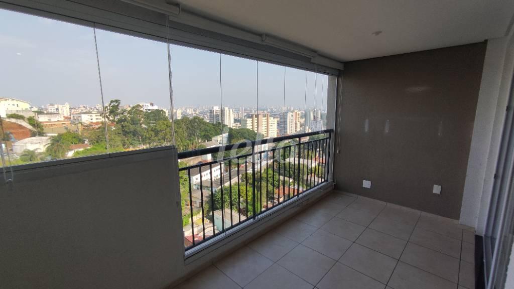 VARANDA de Apartamento à venda, Padrão com 42 m², 1 quarto e 1 vaga em Santana - São Paulo