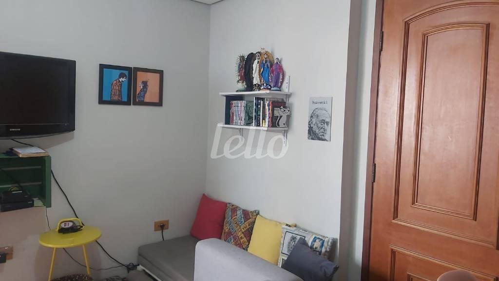 SALA de Apartamento à venda, Studio com 33 m², 1 quarto e 1 vaga em Centro - São Paulo