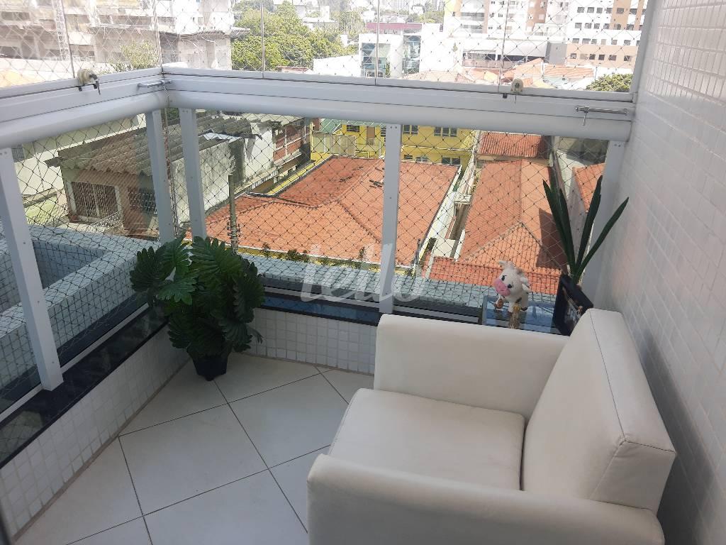 VARANDA SUÍTE de Apartamento à venda, Padrão com 110 m², 3 quartos e 2 vagas em Vila Zilda - São Paulo