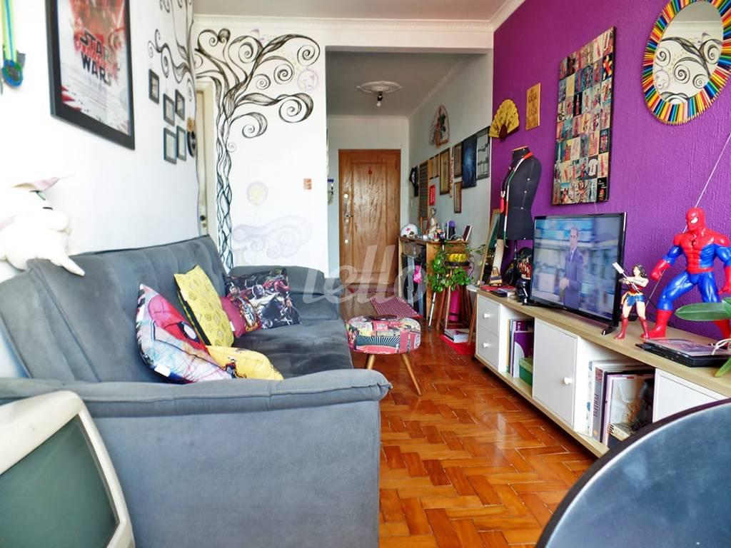 SALA ESTAR de Apartamento à venda, Padrão com 60 m², 1 quarto e em Santana - São Paulo