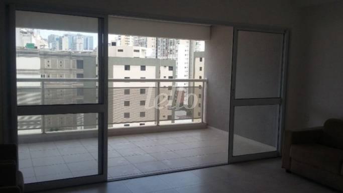 VARANDA de Apartamento à venda, Studio com 40 m², 1 quarto e 1 vaga em Bela Vista - São Paulo