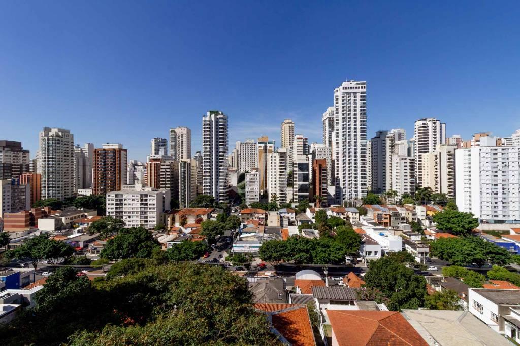 VISTA SALA 3 de Apartamento à venda, Padrão com 274 m², 4 quartos e 3 vagas em Pacaembu - São Paulo