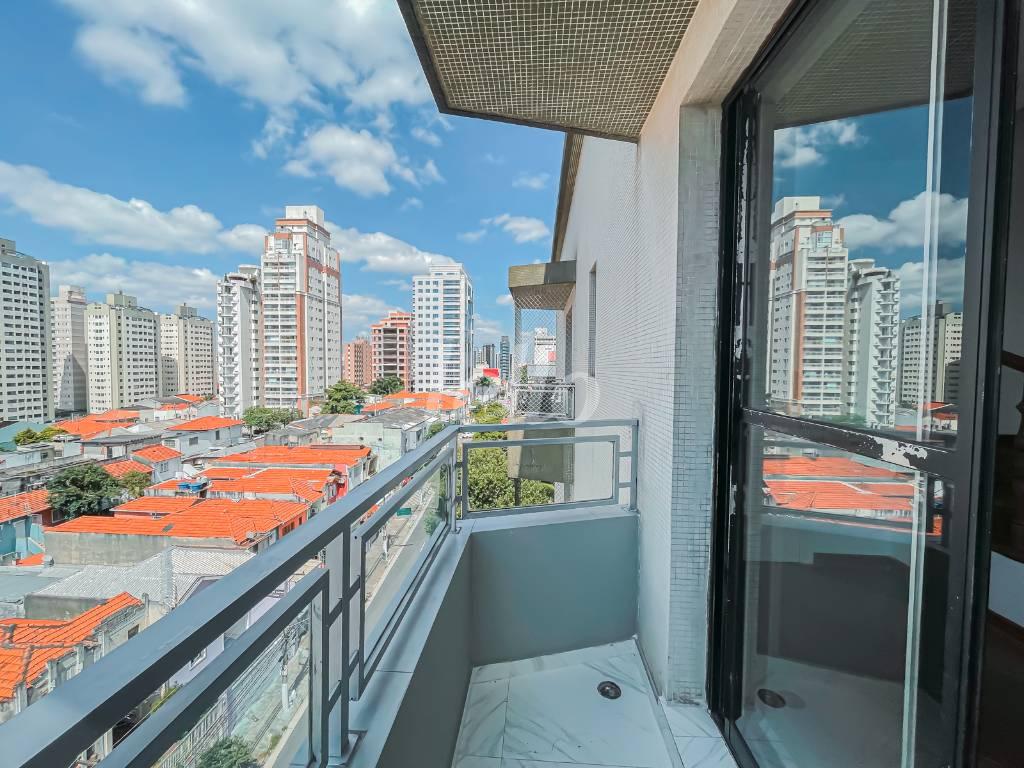SACADA DA SALA de Apartamento à venda, Padrão com 210 m², 4 quartos e 4 vagas em Vila Clementino - São Paulo