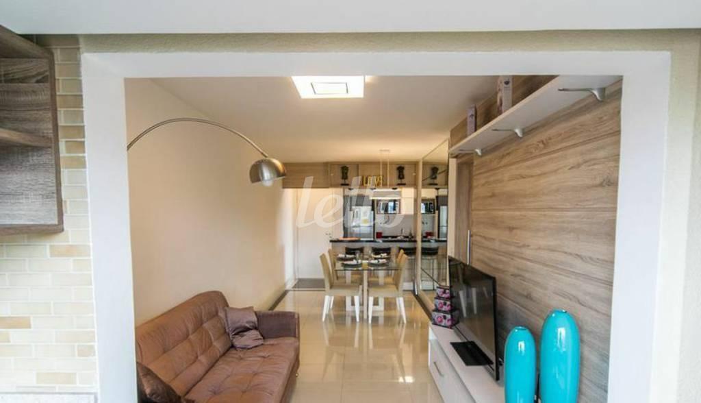SALA 2 AMBIENTES de Apartamento à venda, Padrão com 77 m², 3 quartos e 2 vagas em Alto da Moóca - São Paulo
