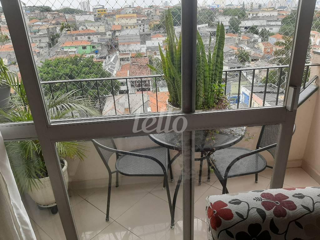 SACADA de Apartamento à venda, Padrão com 82 m², 3 quartos e 1 vaga em Vila Prudente - São Paulo