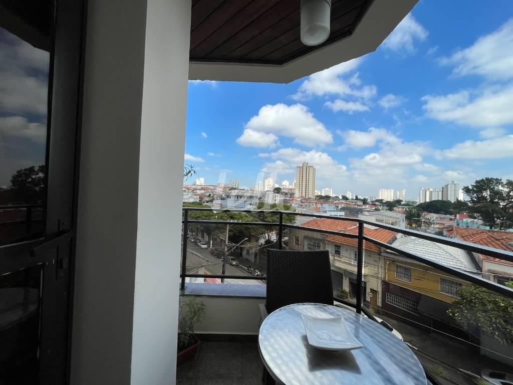 VARANDA de Apartamento à venda, Padrão com 113 m², 3 quartos e 1 vaga em Mooca - São Paulo