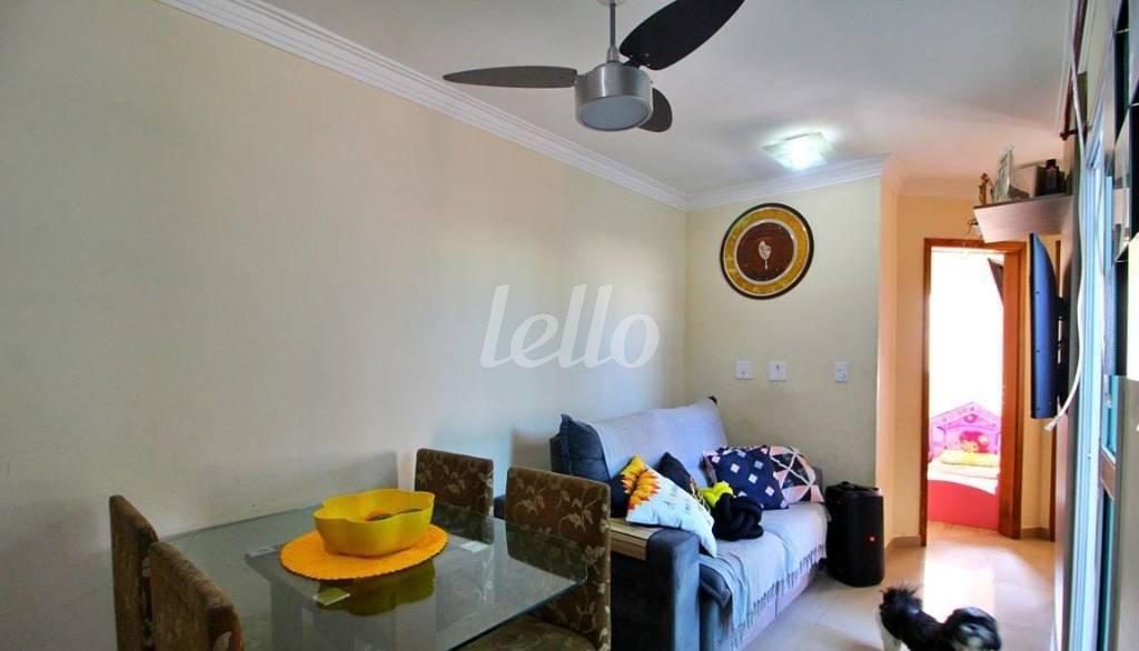 SALA de Apartamento à venda, Padrão com 44 m², 2 quartos e 1 vaga em Jardim Jamaica - Santo André