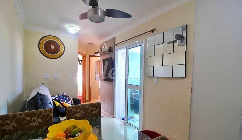 SALA de Apartamento à venda, Padrão com 44 m², 2 quartos e 1 vaga em Jardim Jamaica - Santo André