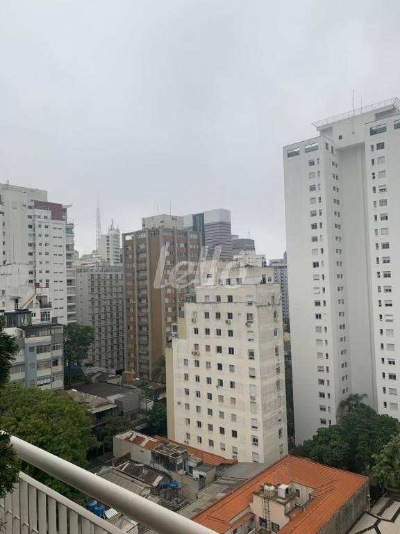 VISTA de Apartamento para alugar, Duplex com 85 m², 1 quarto e 2 vagas em Cerqueira César - São Paulo