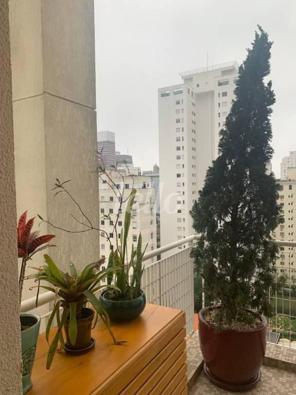VARANDA de Apartamento para alugar, Duplex com 85 m², 1 quarto e 2 vagas em Cerqueira César - São Paulo