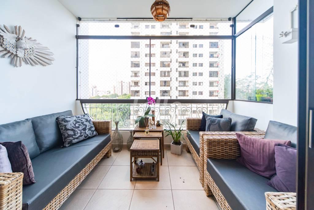 VARANDA DA SALA de Apartamento à venda, Padrão com 230 m², 4 quartos e 3 vagas em Jardim do Mar - São Bernardo do Campo