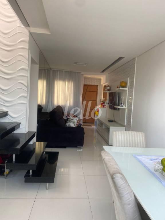 SALA DOIS AMBIENTES de Apartamento à venda, Padrão com 220 m², 2 quartos e 1 vaga em Nova Gerty - São Caetano do Sul