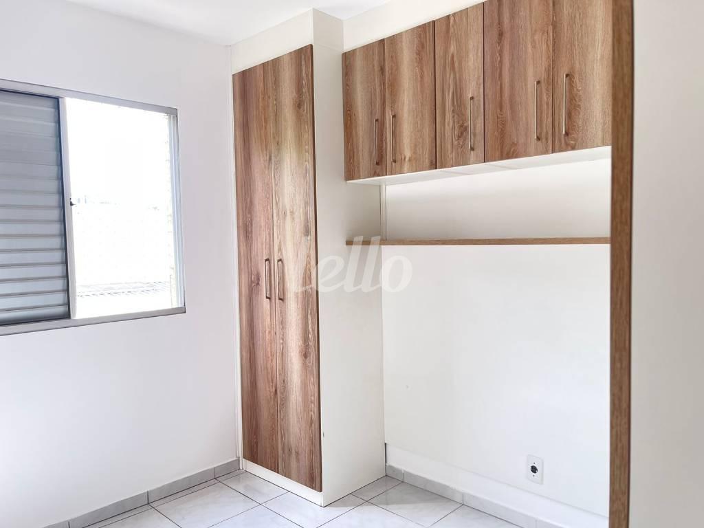 DORMITORIO de Apartamento à venda, Padrão com 47 m², 2 quartos e 1 vaga em Belenzinho - São Paulo
