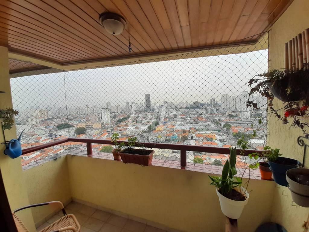 SACADA de Apartamento à venda, Padrão com 92 m², 3 quartos e 2 vagas em Mooca - São Paulo