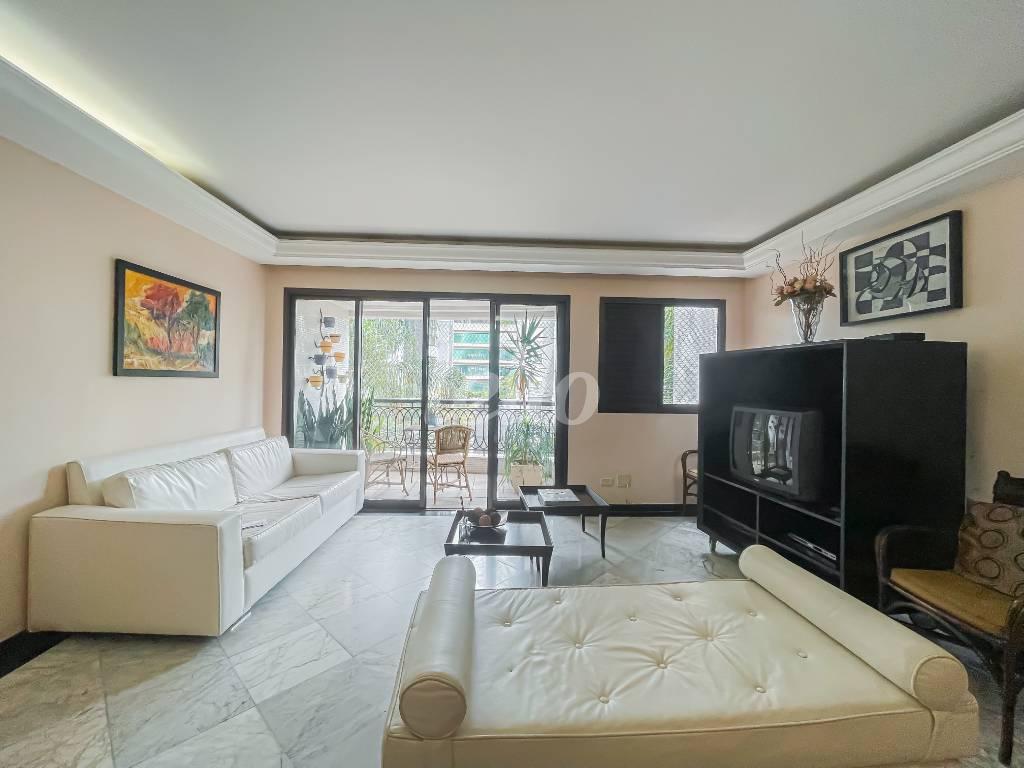 SALA de Apartamento à venda, Padrão com 125 m², 3 quartos e 3 vagas em Vila Clementino - São Paulo