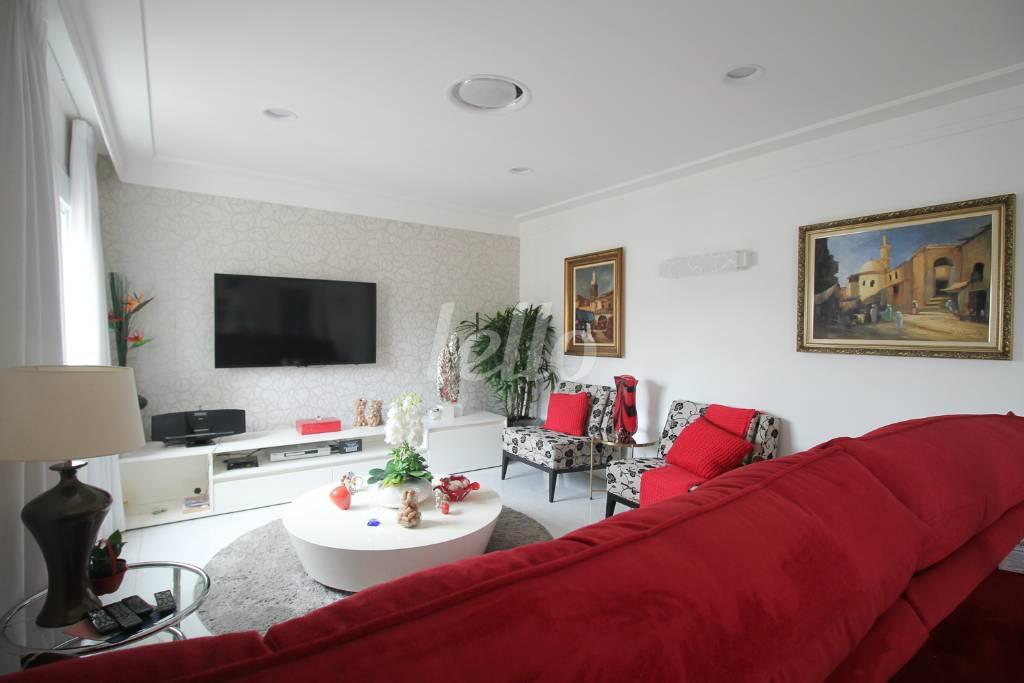 SALA DE ESTAR de Apartamento à venda, Padrão com 180 m², 3 quartos e 3 vagas em Jardim Bela Vista - Santo André
