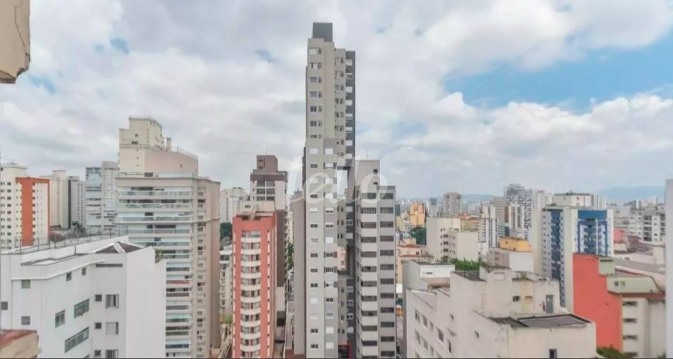 VISTA de Apartamento à venda, Padrão com 92 m², 3 quartos e 1 vaga em Santa Cecília - São Paulo