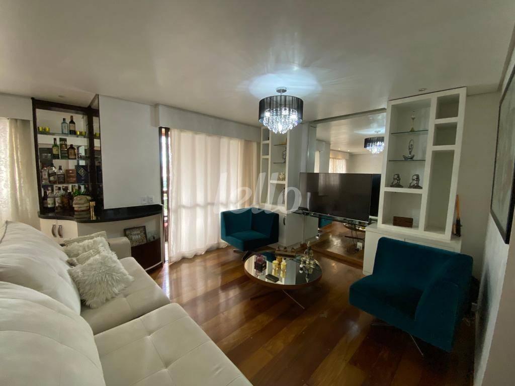 SALA ESTAR de Apartamento para alugar, Padrão com 140 m², 3 quartos e 3 vagas em Vila Analia Franco - São Paulo