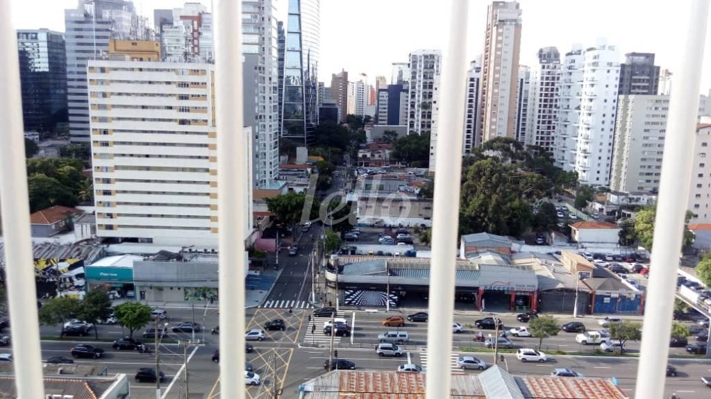 VISTA DA COBERTURA de Apartamento à venda, Padrão com 67 m², 2 quartos e 1 vaga em Itaim Bibi - São Paulo