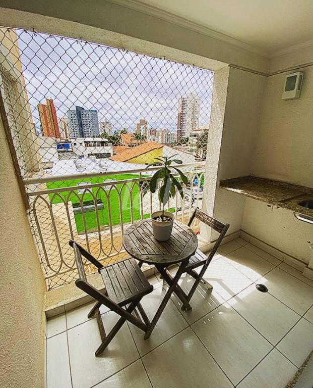 VARANDA de Apartamento à venda, Padrão com 80 m², 3 quartos e 2 vagas em Jardim Bela Vista - Santo André