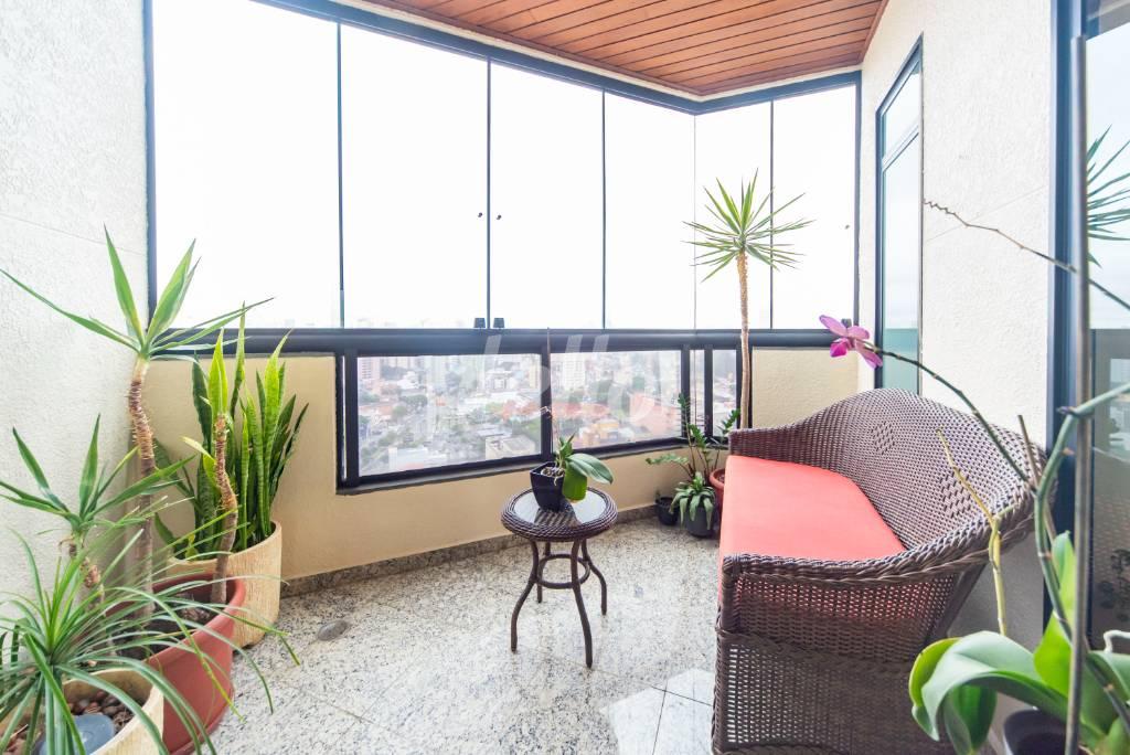 VARANDA DA SALA de Apartamento à venda, cobertura - Padrão com 250 m², 4 quartos e 4 vagas em Vila Santa Terezinha - São Bernardo do Campo