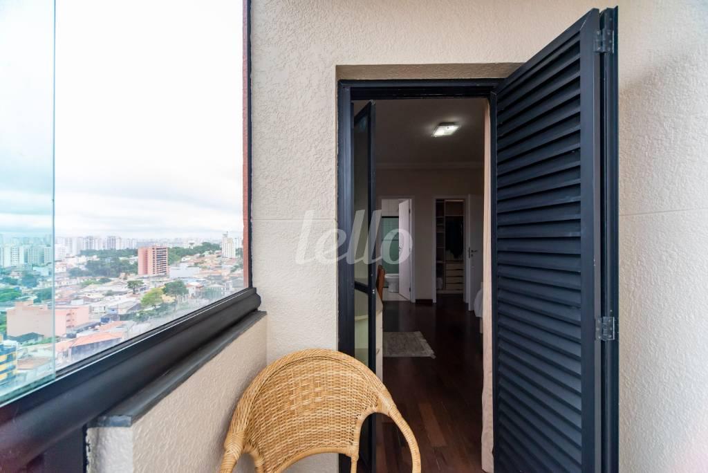 VARANDA SUÍTE 3 de Apartamento à venda, cobertura - Padrão com 250 m², 4 quartos e 4 vagas em Vila Santa Terezinha - São Bernardo do Campo