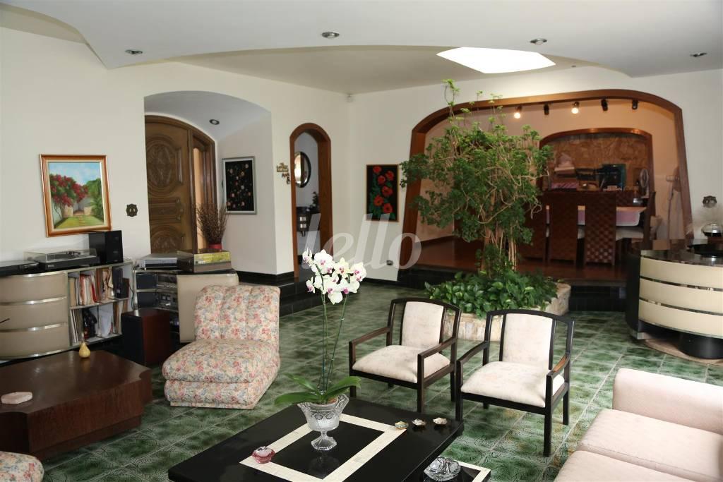 SALA DE ESTAR de Casa à venda, térrea com 267 m², 3 quartos e 4 vagas em Mooca - São Paulo