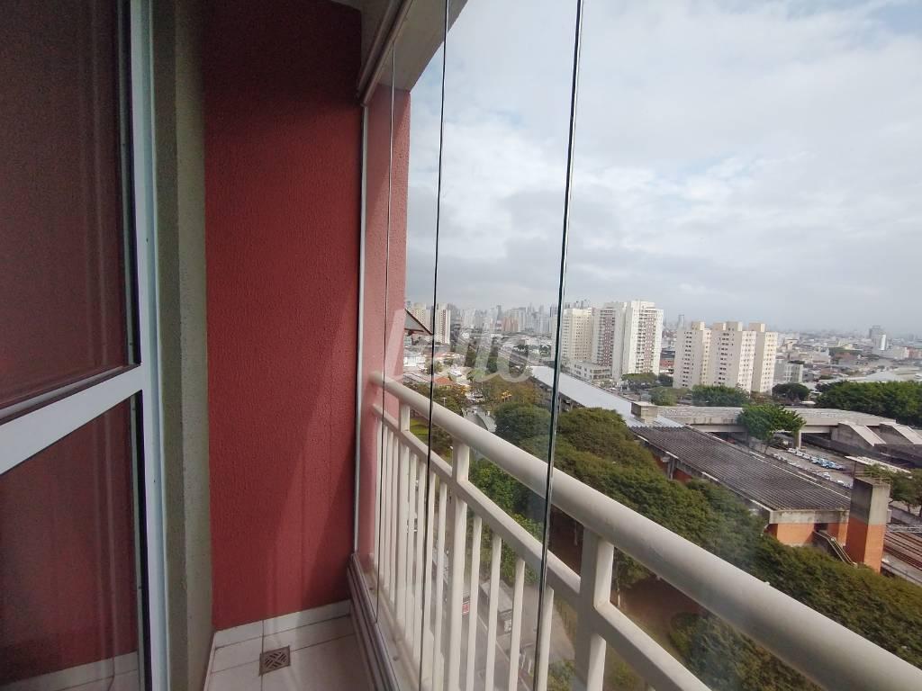 SACADA de Apartamento à venda, Padrão com 52 m², 2 quartos e 1 vaga em Mooca - São Paulo