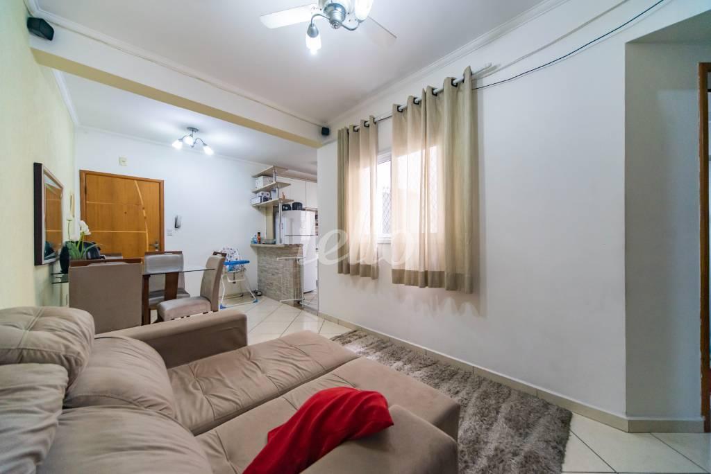 SALA de Apartamento para alugar, Padrão com 102 m², 2 quartos e 1 vaga em Vila Leopoldina - Santo André
