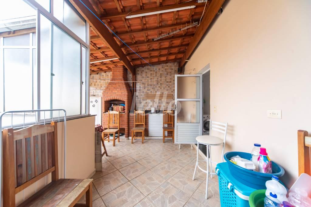ÁREA GOURMET de Apartamento para alugar, Padrão com 102 m², 2 quartos e 1 vaga em Vila Leopoldina - Santo André