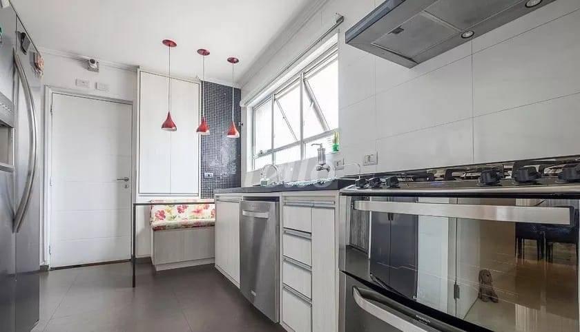 COZINHA de Apartamento à venda, cobertura - Padrão com 356 m², 5 quartos e 2 vagas em Paraíso - São Paulo