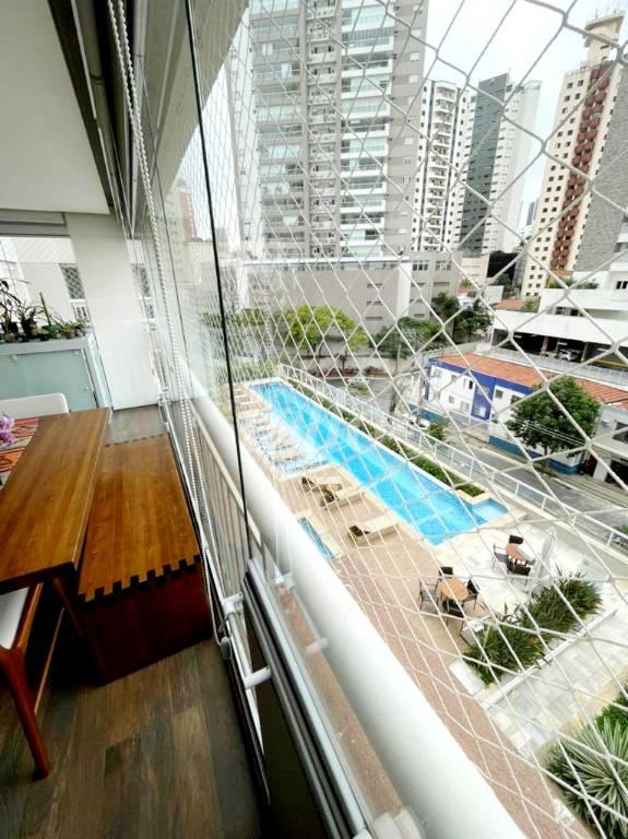 VISTA de Apartamento à venda, Padrão com 68 m², 2 quartos e 1 vaga em Chácara Inglesa - São Paulo