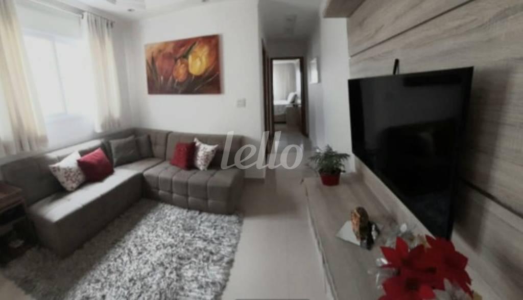 SALA de Apartamento à venda, cobertura - Padrão com 100 m², 2 quartos e 2 vagas em Utinga - Santo André