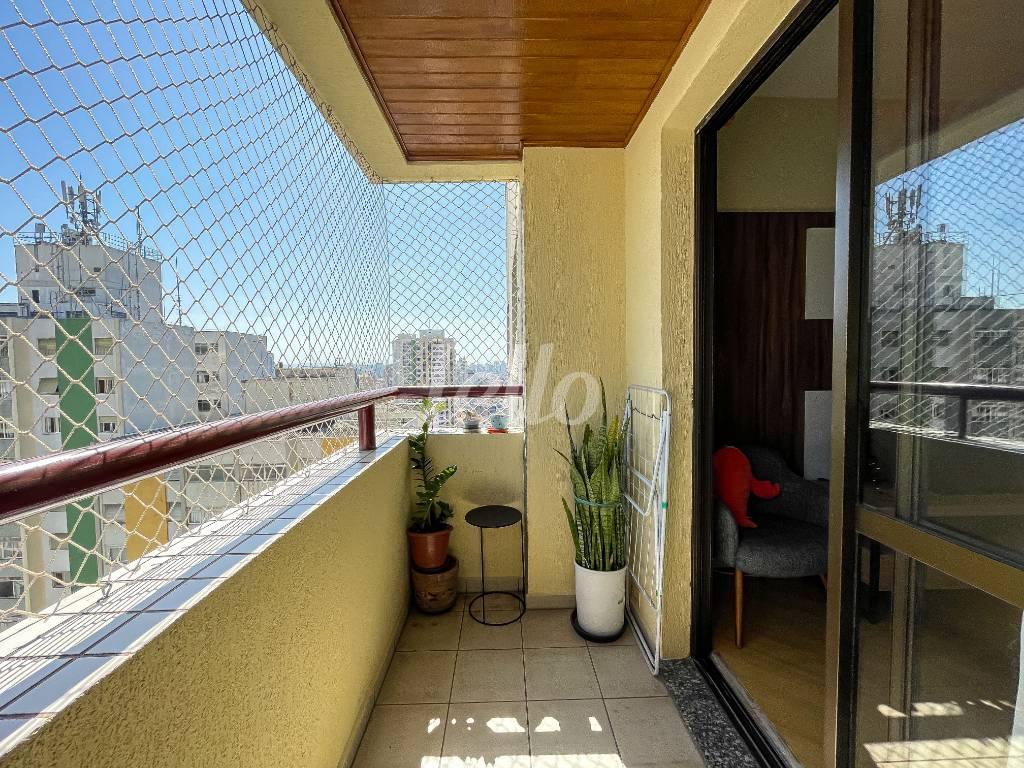 VARANDA DA SALA de Apartamento à venda, Padrão com 90 m², 3 quartos e 3 vagas em Mooca - São Paulo