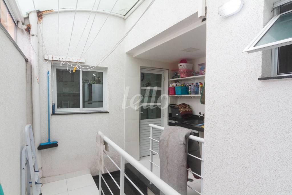 ÁREA DE SERVIÇO de Casa à venda, em condomínio - sobrado com 120 m², 3 quartos e 3 vagas em Vila Santa Catarina - São Paulo