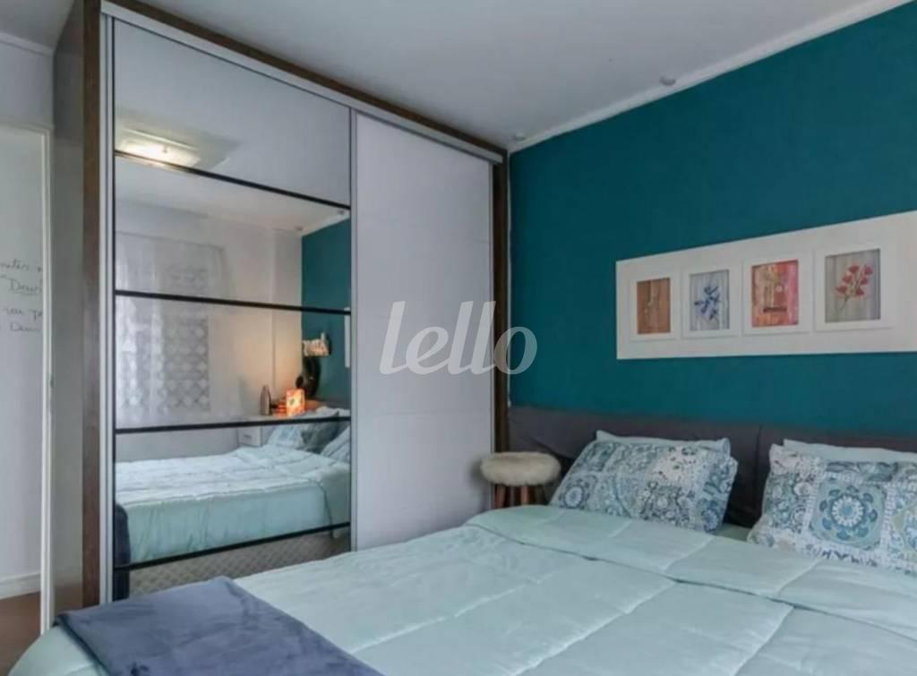 DORMITÓRIO de Apartamento à venda, Padrão com 70 m², 3 quartos e 1 vaga em Vila Clementino - São Paulo
