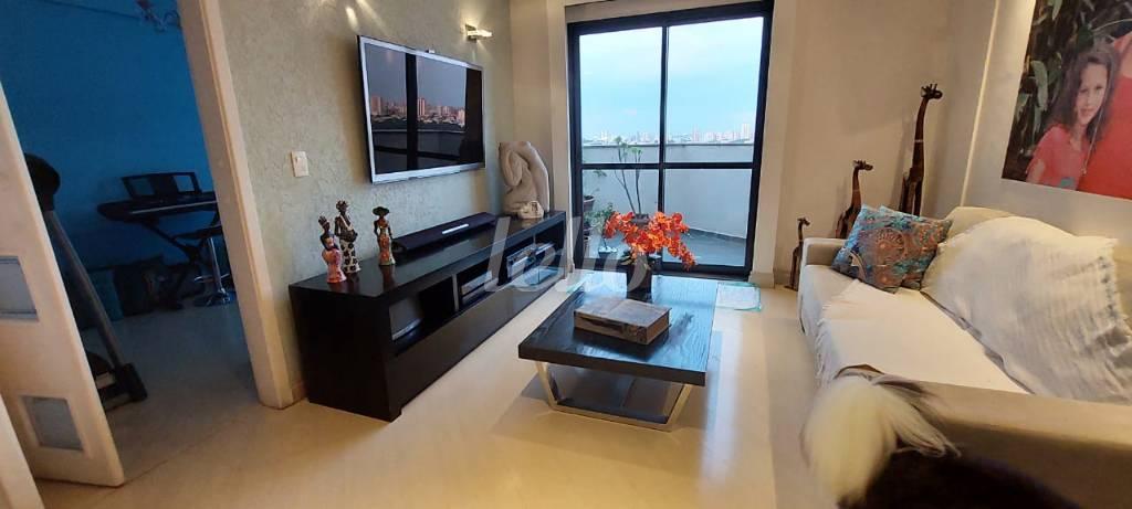 SALA DE TV de Apartamento à venda, Duplex com 260 m², 4 quartos e 6 vagas em Vila Caminho do Mar - São Bernardo do Campo