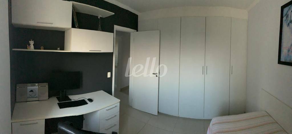 QUARTO de Apartamento à venda, Padrão com 100 m², 3 quartos e 1 vaga em Água Rasa - São Paulo