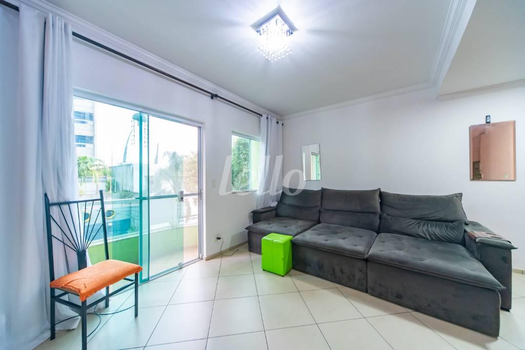 SALA de Apartamento à venda, cobertura - Padrão com 166 m², 4 quartos e 2 vagas em Jardim - Santo André