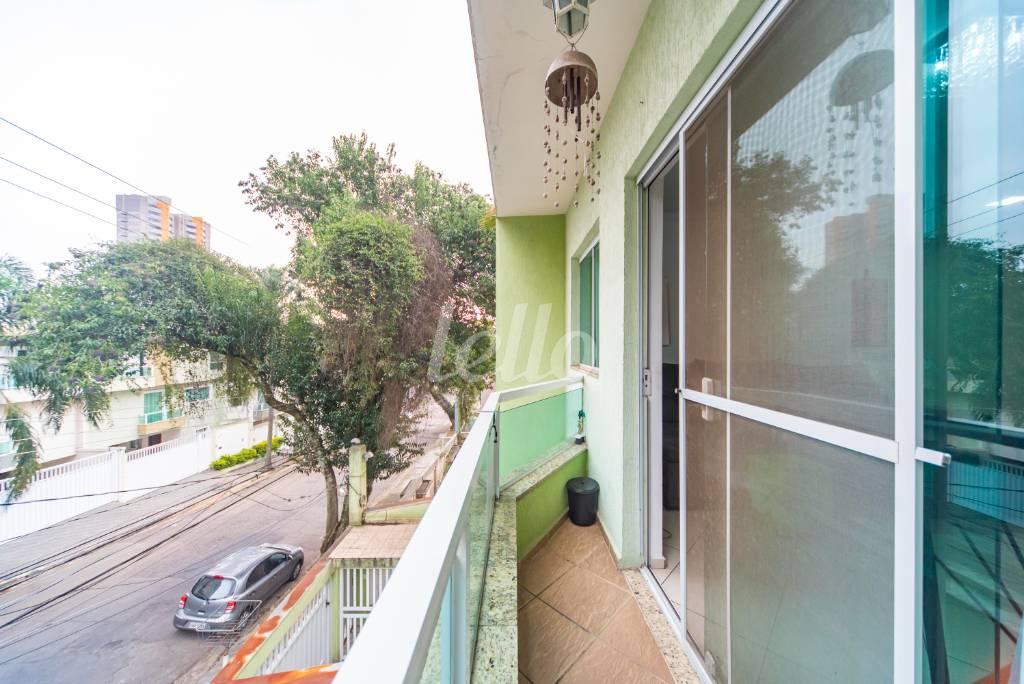 VARANDA DA SALA de Apartamento à venda, cobertura - Padrão com 166 m², 4 quartos e 2 vagas em Jardim - Santo André