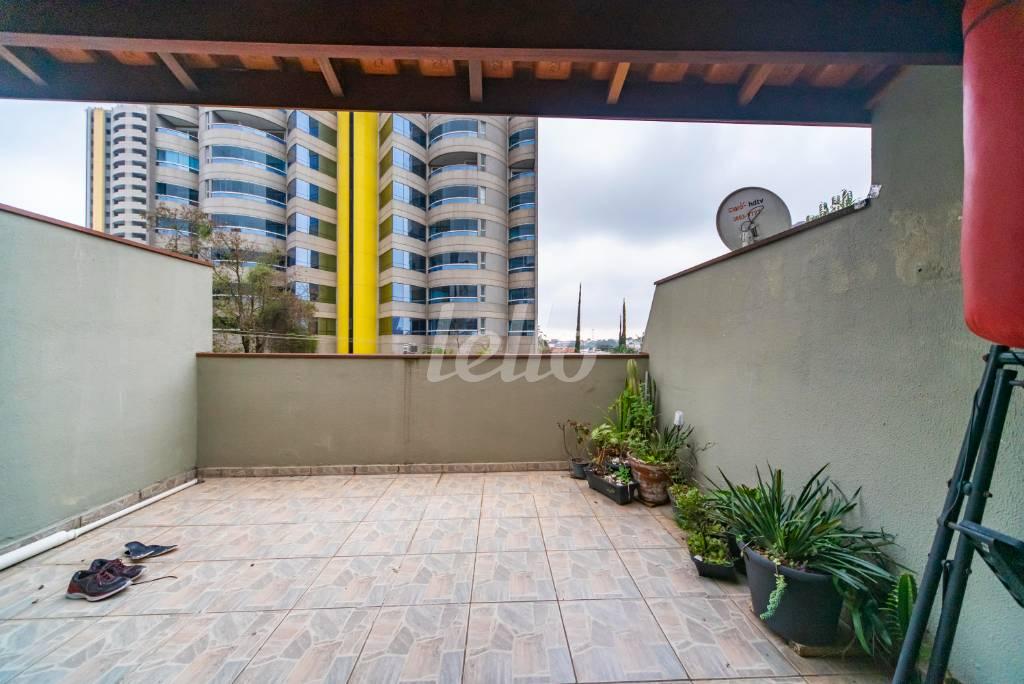 VARANDA SUPERIOR de Apartamento à venda, cobertura - Padrão com 166 m², 4 quartos e 2 vagas em Jardim - Santo André