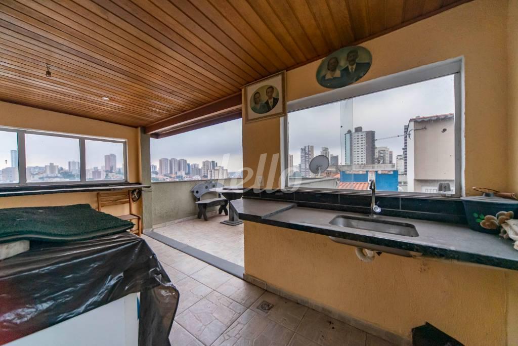 COBERTURA E CHURRASQUEIRA de Apartamento à venda, cobertura - Padrão com 166 m², 4 quartos e 2 vagas em Jardim - Santo André