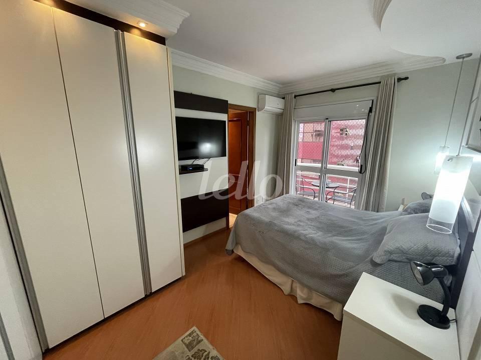 DORMITÓRIO de Apartamento à venda, Padrão com 133 m², 4 quartos e 3 vagas em Centro - São Bernardo do Campo