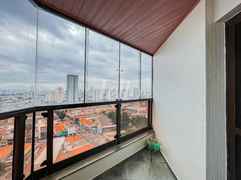 VARANDA de Apartamento à venda, cobertura - Padrão com 320 m², 3 quartos e 3 vagas em Mooca - São Paulo