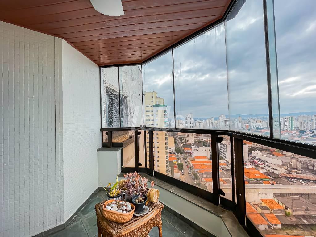 VARANDA de Apartamento à venda, cobertura - Padrão com 320 m², 3 quartos e 3 vagas em Mooca - São Paulo
