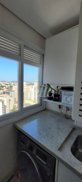 LAVANDERIA de Apartamento à venda, cobertura - Padrão com 136 m², 3 quartos e 3 vagas em Vila Gilda - Santo André